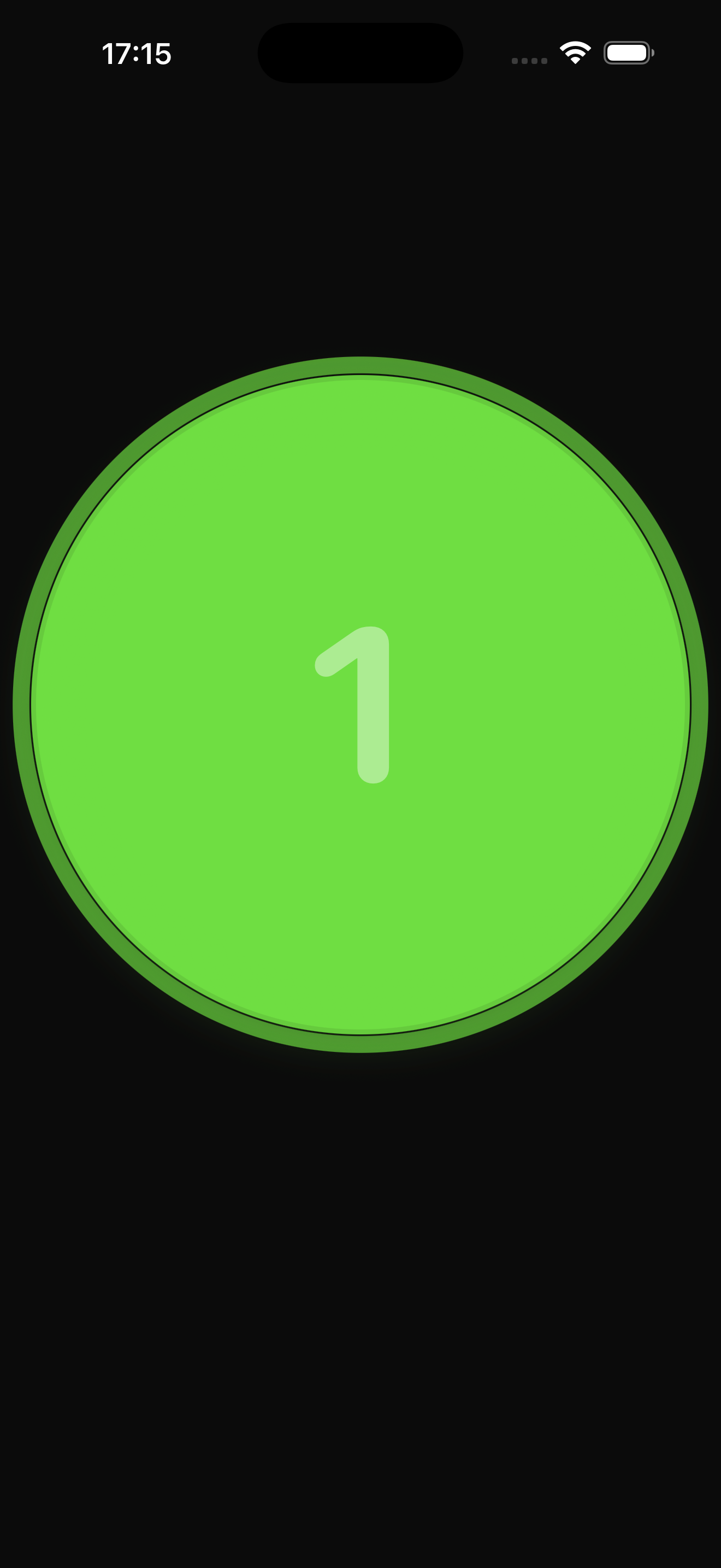 Dark mode session in the custom accent colour